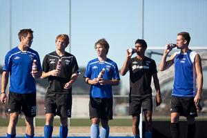The Black Sticks men's hockey team quench their thirst with 